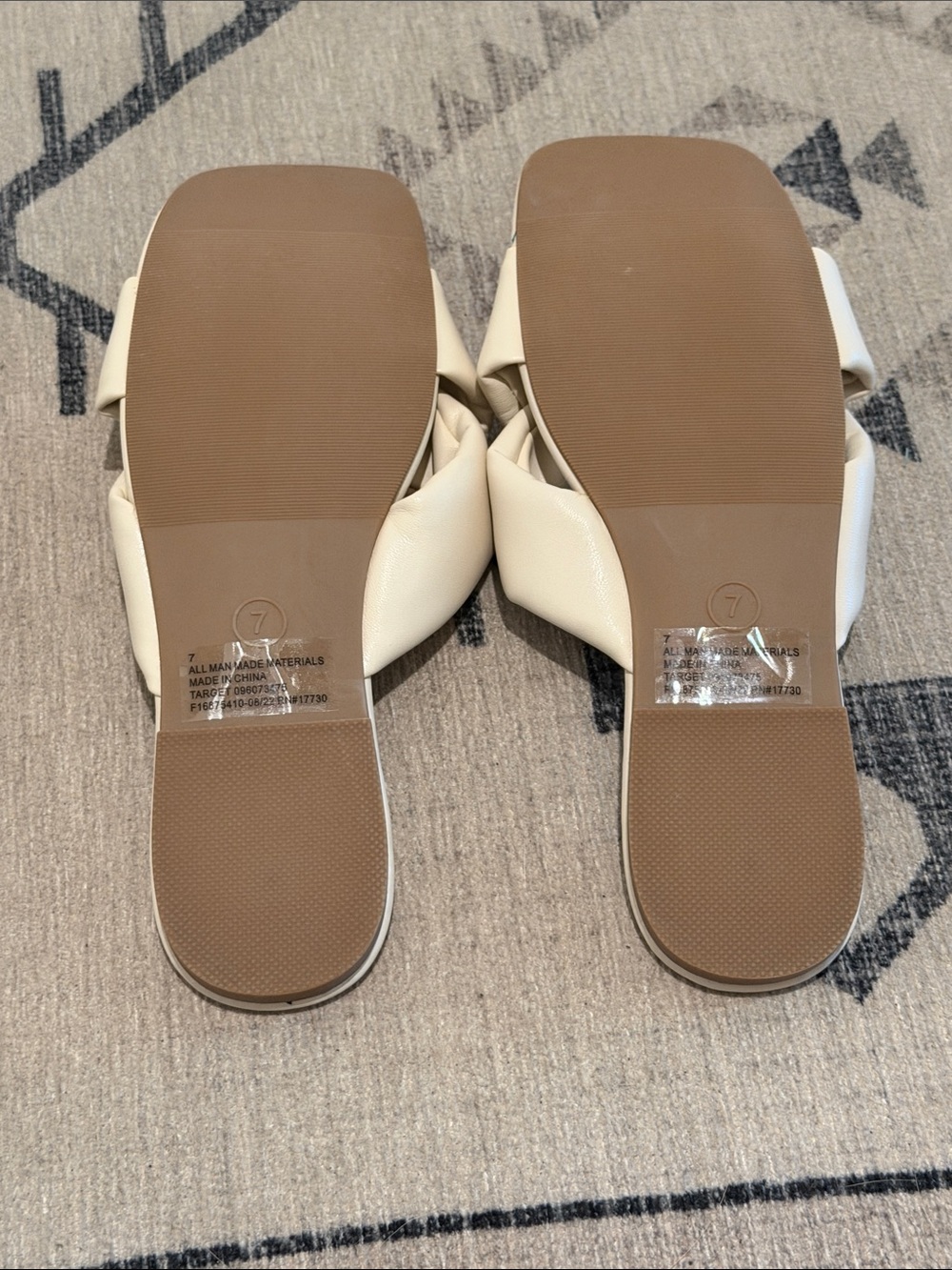 a new day Cream Braided Slide Sandals - Picture 2 of 3